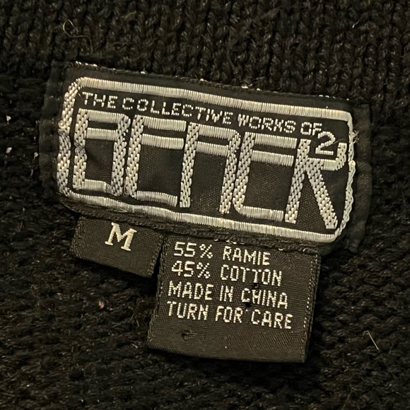 Vintage Berek Cardigan New York NYC Theme Medium Kitsch Novelty - small flaws - Picture 3 of 14